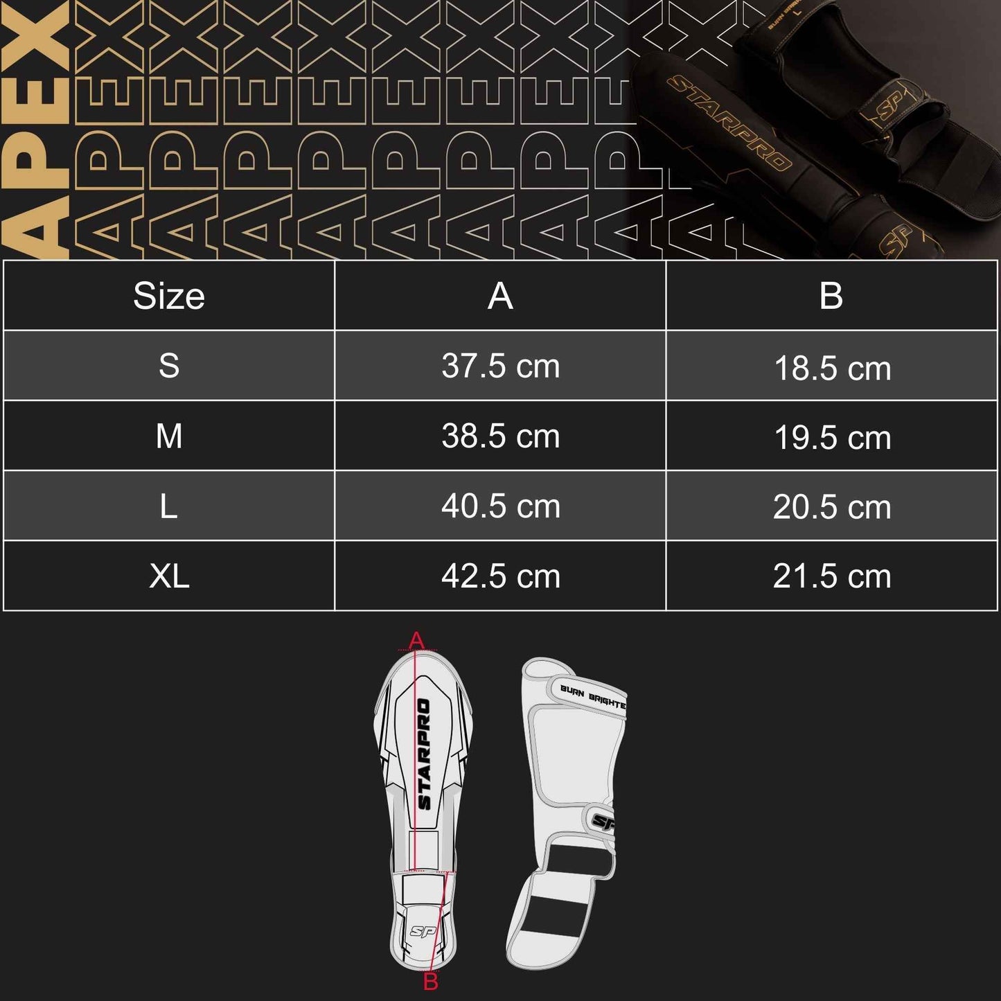 Apex Shin Guards - Starpro Combat