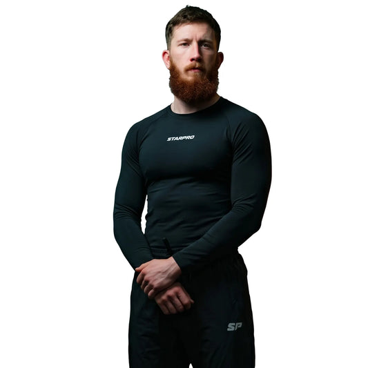 Compression Long Sleeve Black Unisex 