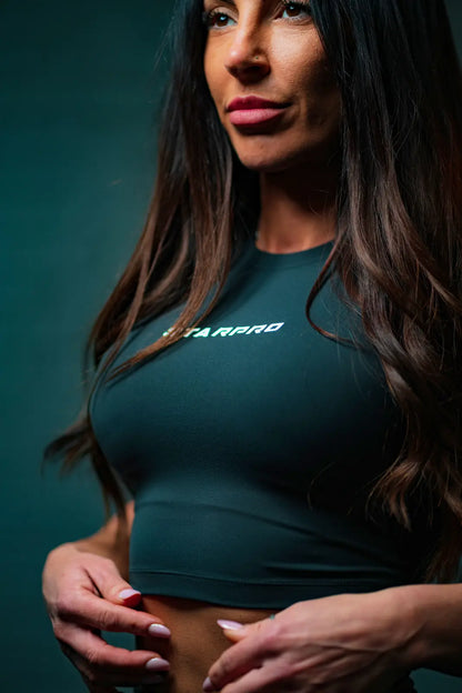 Crop Top Shirt (Women) Black