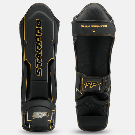 Apex Shin Guards Black
