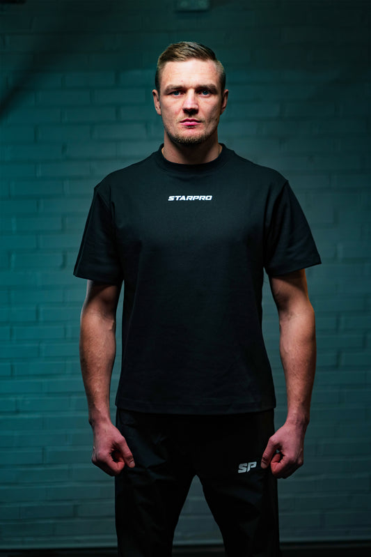 Oversized Casual T-shirt (Unisex) Black