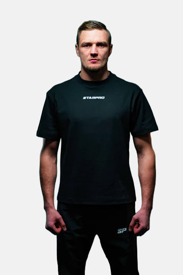 Oversized Casual T-shirt (Unisex) Black