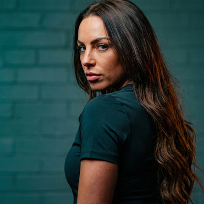 Women Training T Shirt Black