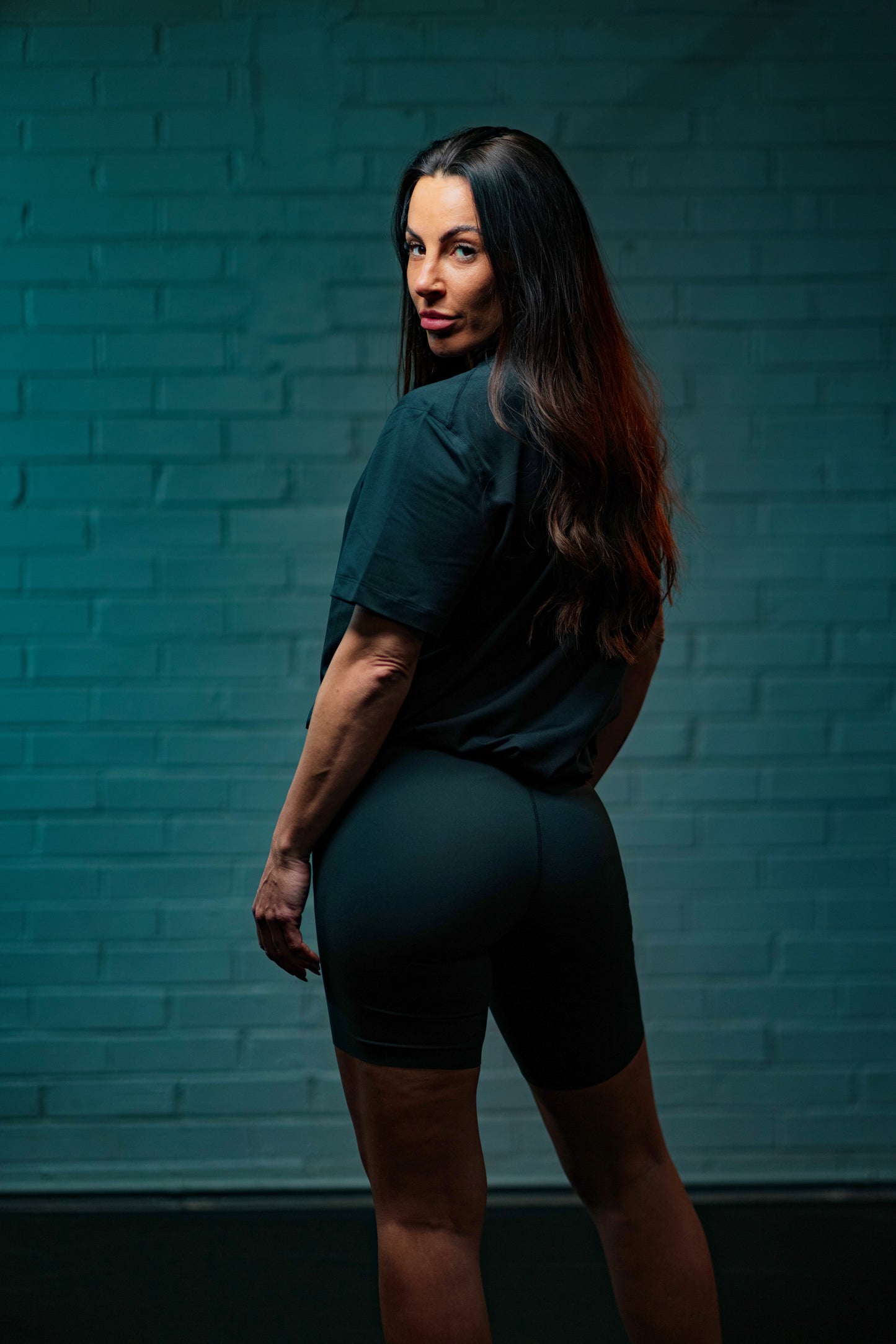 Women Compression Shorts Black