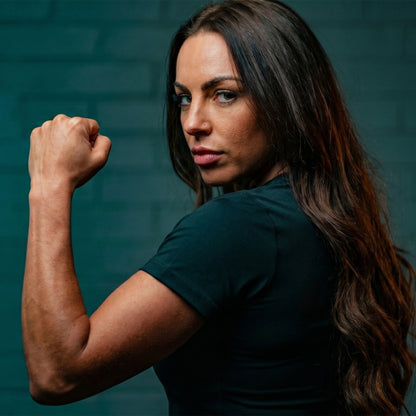 Women Training T Shirt Black