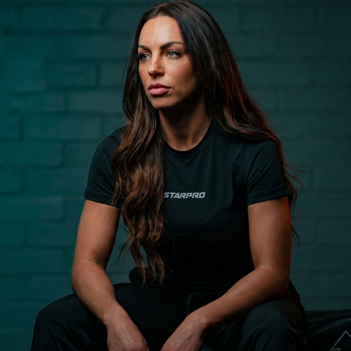 Women Training T Shirt Black