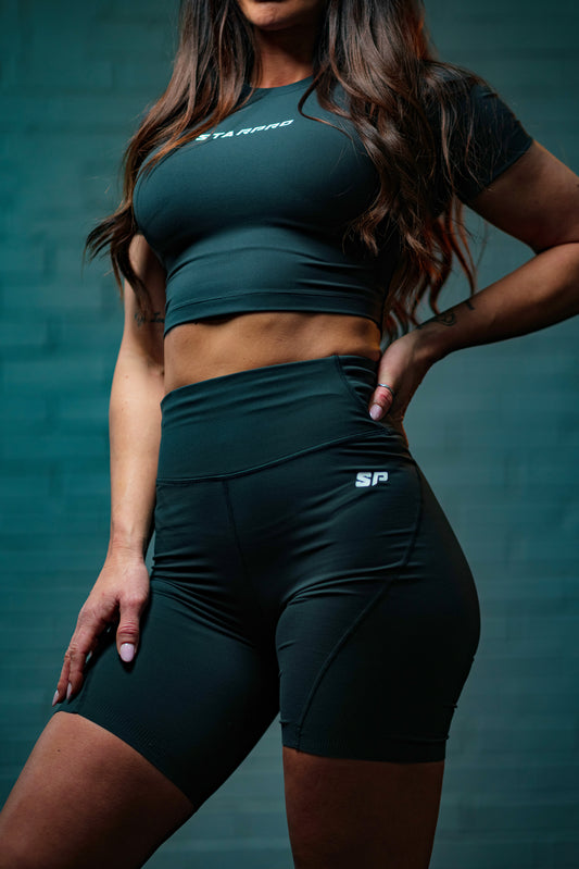 Women Compression Shorts Black
