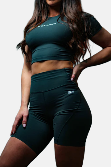 Women Compression Shorts Black