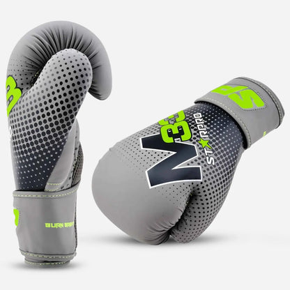 M33 sparring gloves 
Matt Grey/Neon Green