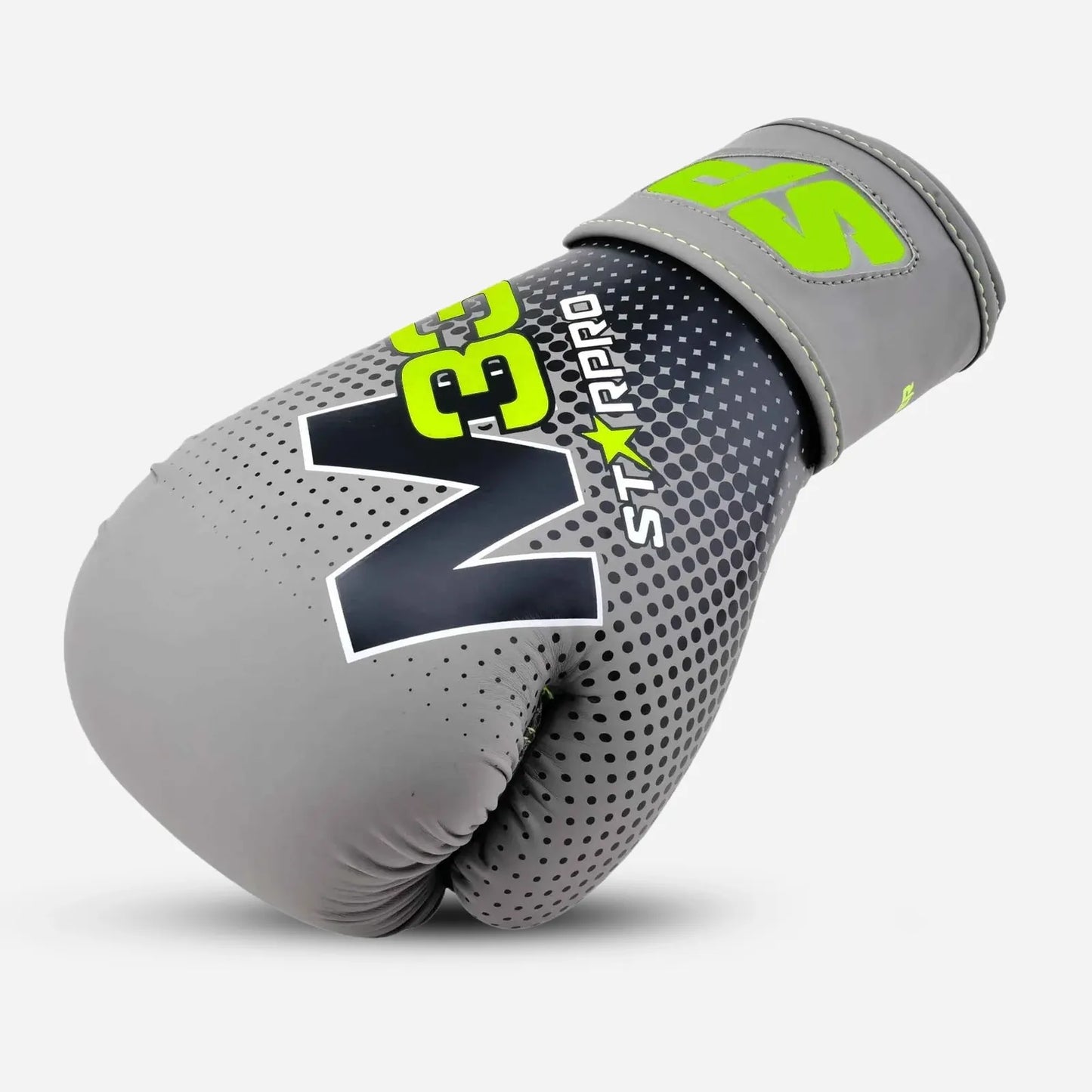 M33 sparring gloves 
Matt Grey/Neon Green