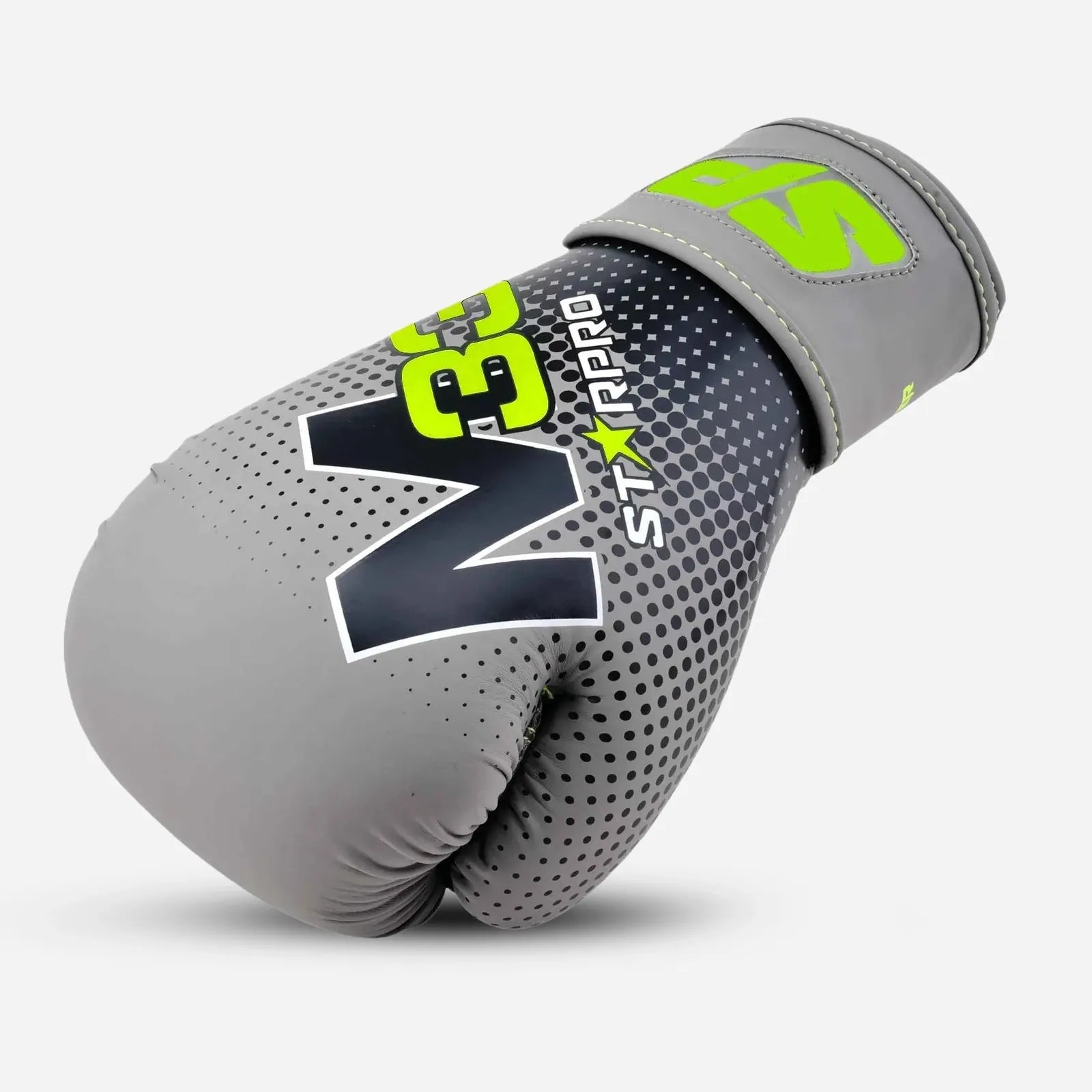 M33 sparring gloves 
Matt Grey/Neon Green