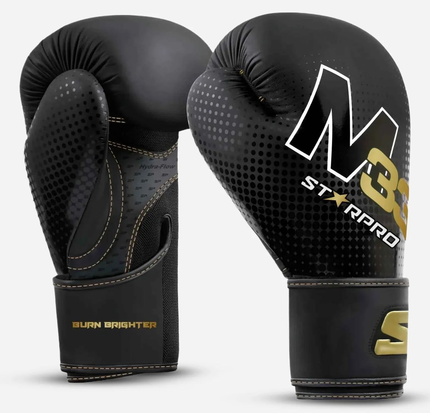 M33 sparring gloves 
Matt Black/Gold
