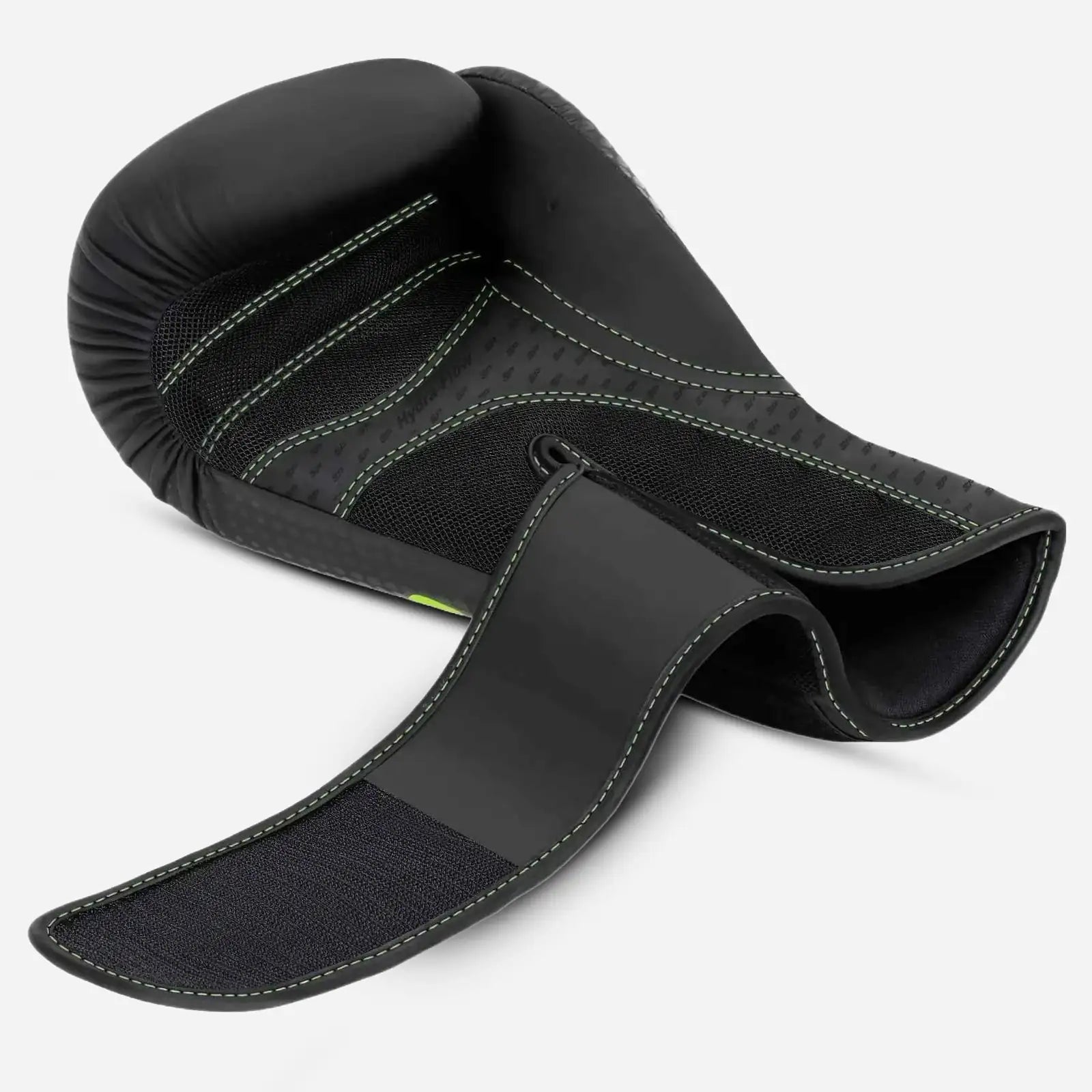 M33 sparring gloves 
Matt Black/Neon Green