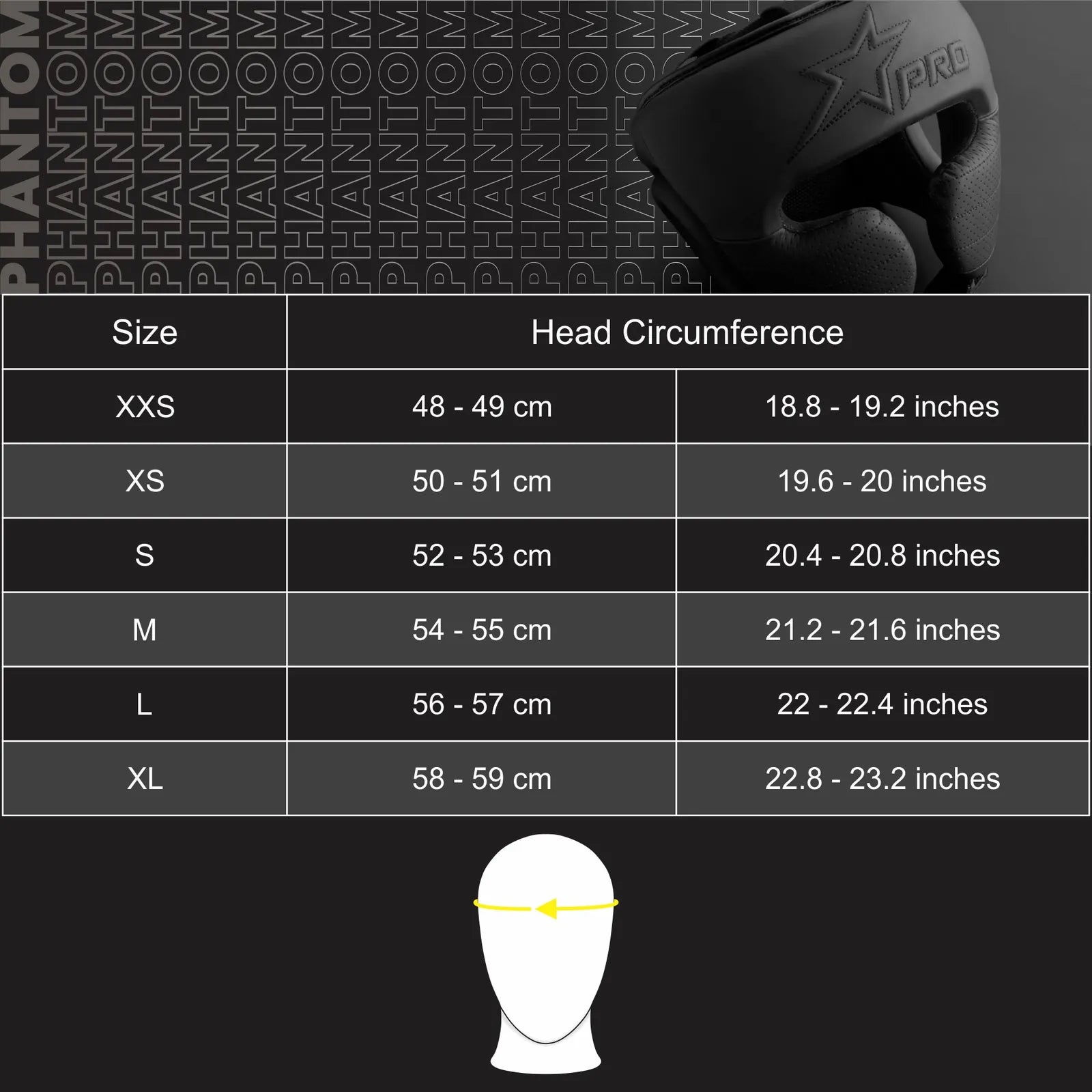 Phantom Headguard Black