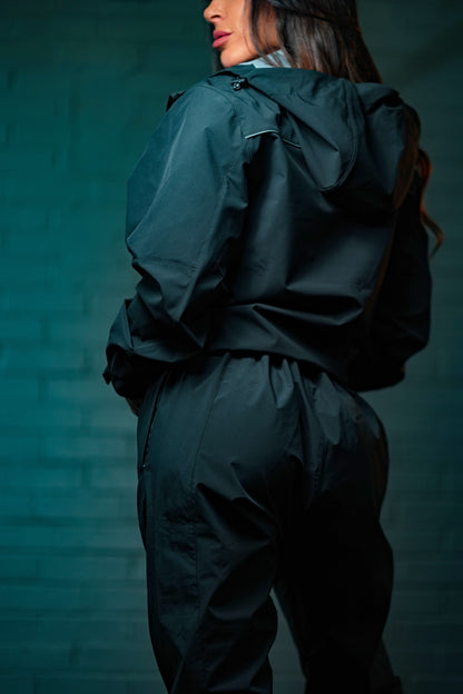 Women Sauna Suit Black
