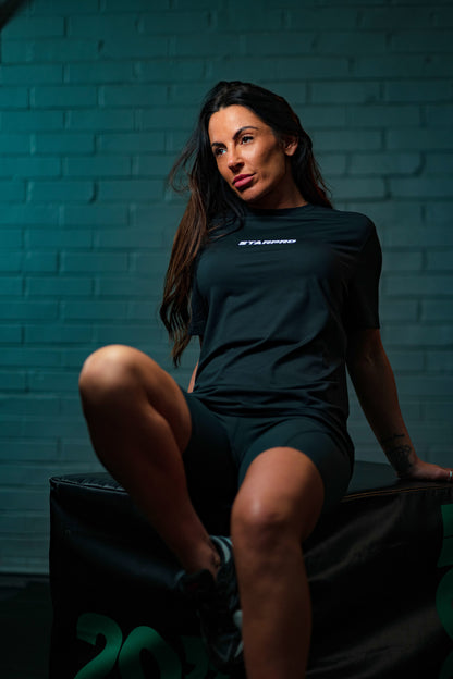 Oversized T-shirt Women Black