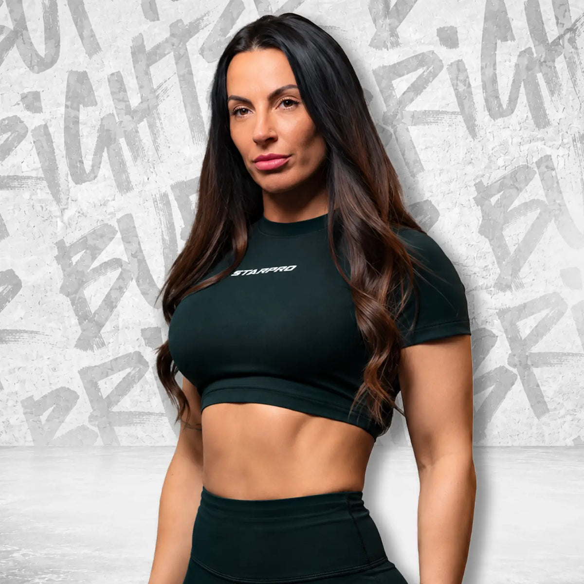 Crop Top Shirt (Women) Black
