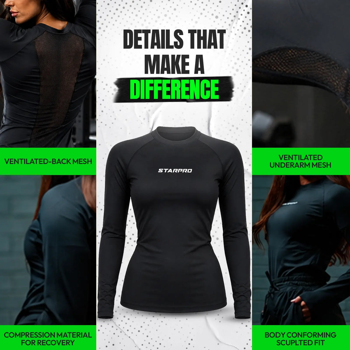 Compression Long Sleeve Black