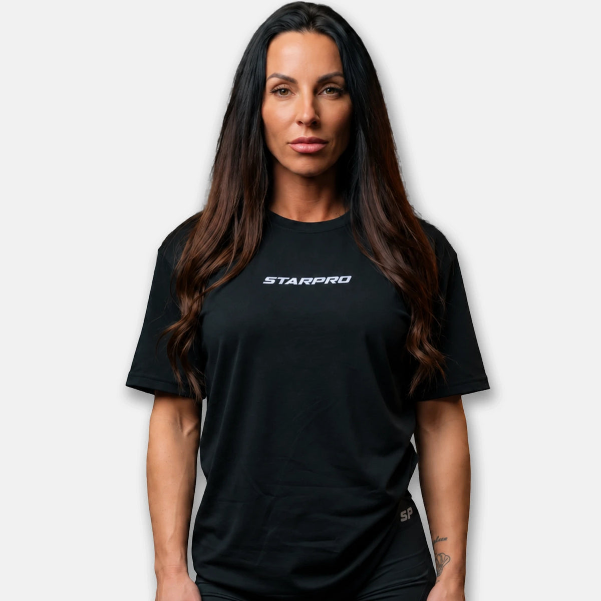 Women Training T Shirt Black