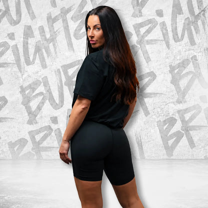 Women Compression Shorts Black
