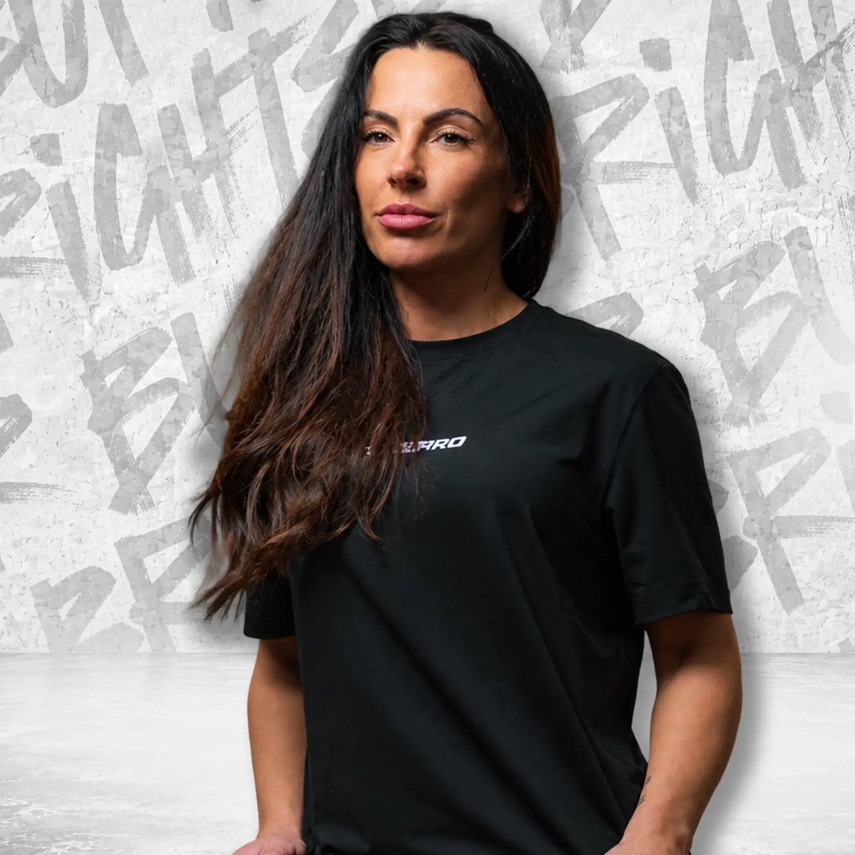 Oversized T-shirt Women Black