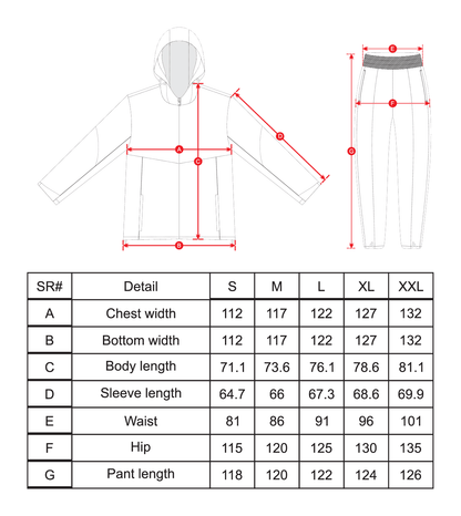 Women Sauna Suit Black