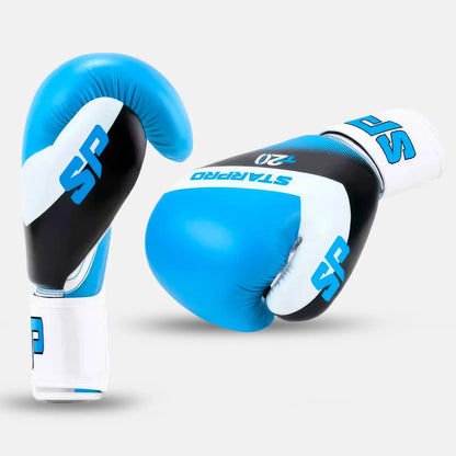 T20 Kids Training Gloves Solar Blue