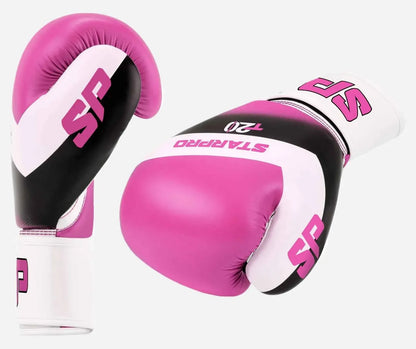 T20 Kids Training Gloves Shock Pink