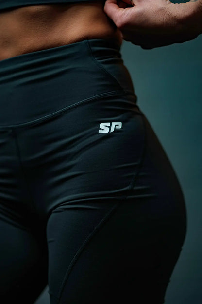 Women Compression Shorts Black