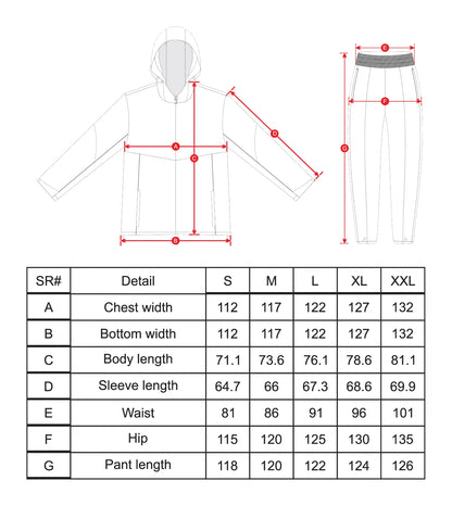 Women Sauna Suit Black