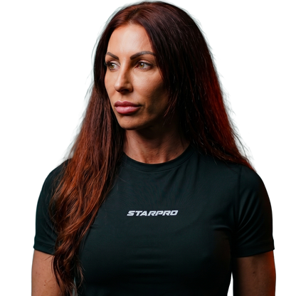 Women Training T Shirt Black
