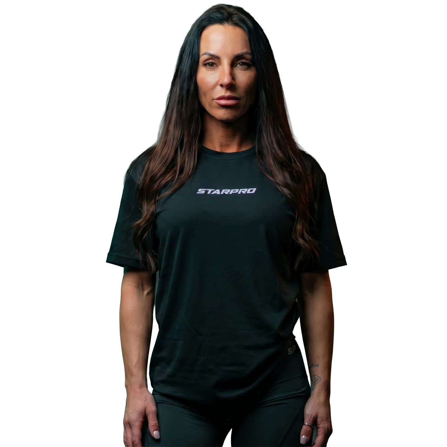 Women Training T Shirt Black