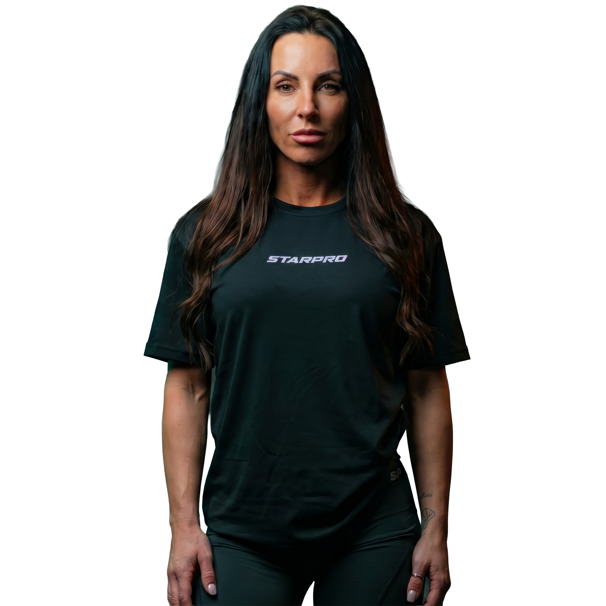 Women Training T Shirt Black