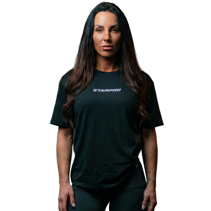 Women Training T Shirt Black