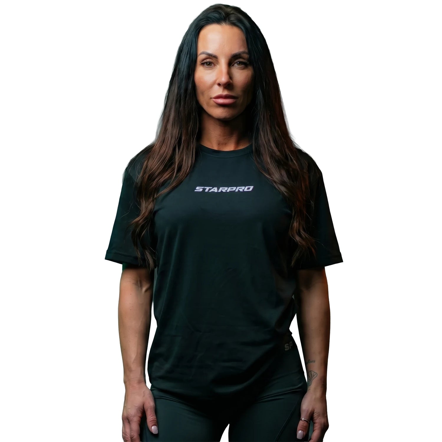 Women Training T Shirt Black