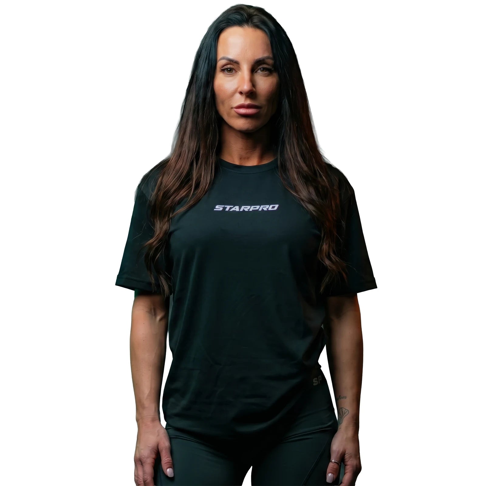 Women Training T Shirt Black
